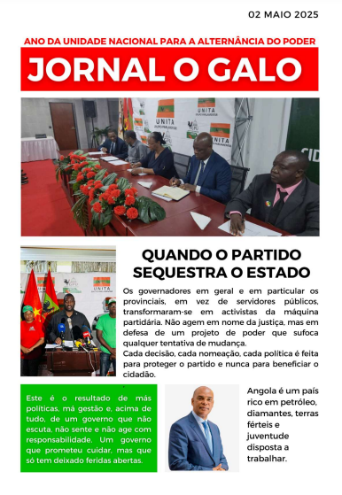 Capa do jornal